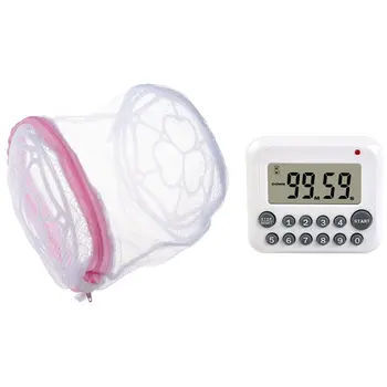 Bra Laundry Bag + Free Cable Clamp & Digital Kitchen Timer Simultaneous Cooking Timing Countdown Up Pocket Timer
Bra Laundry Bag + Free Cable Clamp & Digital Kitchen Timer Simultaneous Cooking Timing Countdown Up Pocket Timer