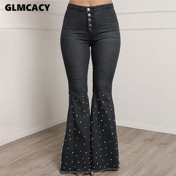 Women High Waist Multi Button Bodycon Denim Flare Jeans Skinny Plus Size Solid Stretch Female Bell Bottom Jeans
Women High Waist Multi Button Bodycon Denim Flare Jeans Skinny Plus Size Solid Stretch Female Bell Bottom Jeans