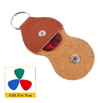 New Guitar Pick Holder Case Leather Keychain Guitar Plectrum Case Bag Guitar Pick Cover Guitar Picks Boxes With 3 Guitar Picks
New Guitar Pick Holder Case Leather Keychain Guitar Plectrum Case Bag Guitar Pick Cover Guitar Picks Boxes With 3 Guitar Picks