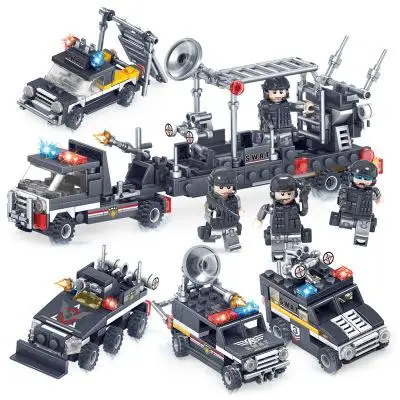 82026 Military Swat Team Police Trucks Cars Helicopter Model Building Blocks Bricks Weapon Toys
82026 Military Swat Team Police Trucks Cars Helicopter Model Building Blocks Bricks Weapon Toys