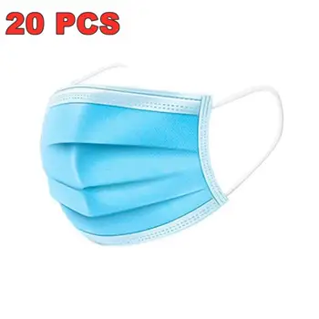 20pcs Disposable Face Mask 3 Layer Non Woven Mouth Masks Earloop For Masks Breathable Face Mask Unisex
20pcs Disposable Face Mask 3 Layer Non Woven Mouth Masks Earloop For Masks Breathable Face Mask Unisex