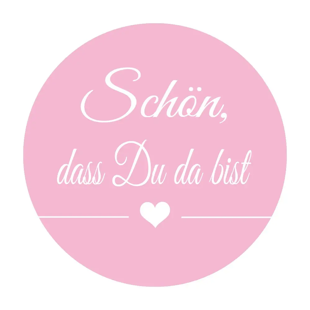 DouxArt 100 Pieces Schon dass du da bist Stickers, 4 cm Colorful Wedding Party Decoration Baptism Baby Shower Seals Labels V096
DouxArt 100 Pieces Schon dass du da bist Stickers, 4 cm Colorful Wedding Party Decoration Baptism Baby Shower Seals Labels V096