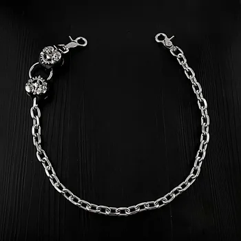 Huge Metal Skull Cable Link Wallet Chain Hip Hop Biker Keychain 
Huge Metal Skull Cable Link Wallet Chain Hip Hop Biker Keychain