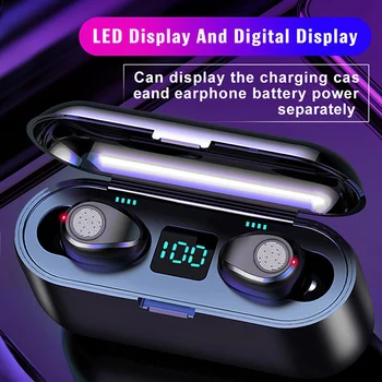Wireless Headphones Bluetooth Earphone 8D HiFi Headset Button control Noise reduction Earbuds 2000mAh Charging Box With Mic
Wireless Headphones Bluetooth Earphone 8D HiFi Headset Button control Noise reduction Earbuds 2000mAh Charging Box With Mic