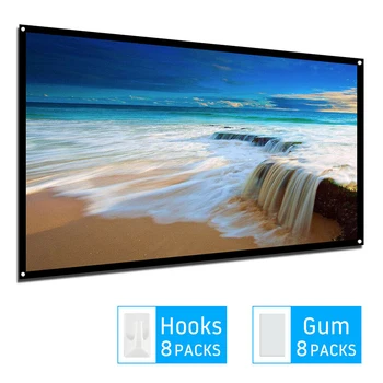 150inch 16:9 Portable Foldable Projector Screen HD Home Theater 3D Home Outdoor Cinema Projection Screen Canvas
150inch 16:9 Portable Foldable Projector Screen HD Home Theater 3D Home Outdoor Cinema Projection Screen Canvas