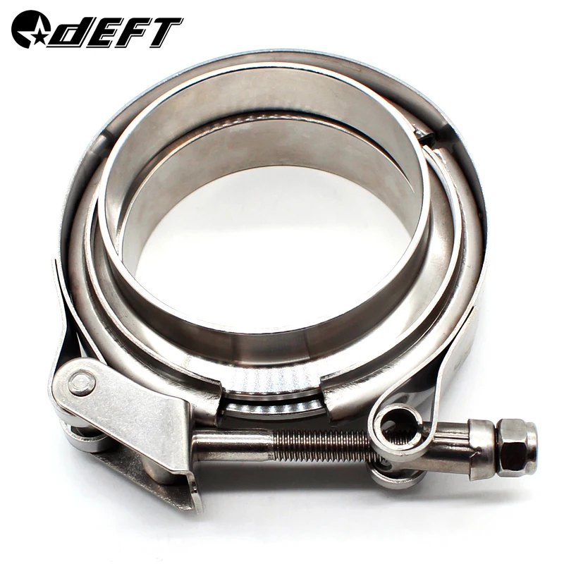 DEFT Quick Release V band Clamp Auto V-band Exhaust Male Female Flange 76mm Vband Clamps Stainless Steel 2" 2.5" 3" 3.5" 4" Inch
DEFT Quick Release V band Clamp Auto V-band Exhaust Male Female Flange 76mm Vband Clamps Stainless Steel 2" 2.5" 3" 3.5" 4" Inch