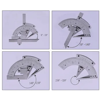 Precision 0-320° Angle Measuring Finder Bevel Protractor Tool Ruler Gauge For Machining And Other Industries 2020
Precision 0-320° Angle Measuring Finder Bevel Protractor Tool Ruler Gauge For Machining And Other Industries 2020