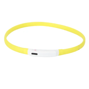 Pet Dog Collar Plastic Yellow USB Rechargeable Pet LED Glowing Collar Luminous Neck Strap for Dogs Cats Puppy Dogs Cats
Pet Dog Collar Plastic Yellow USB Rechargeable Pet LED Glowing Collar Luminous Neck Strap for Dogs Cats Puppy Dogs Cats