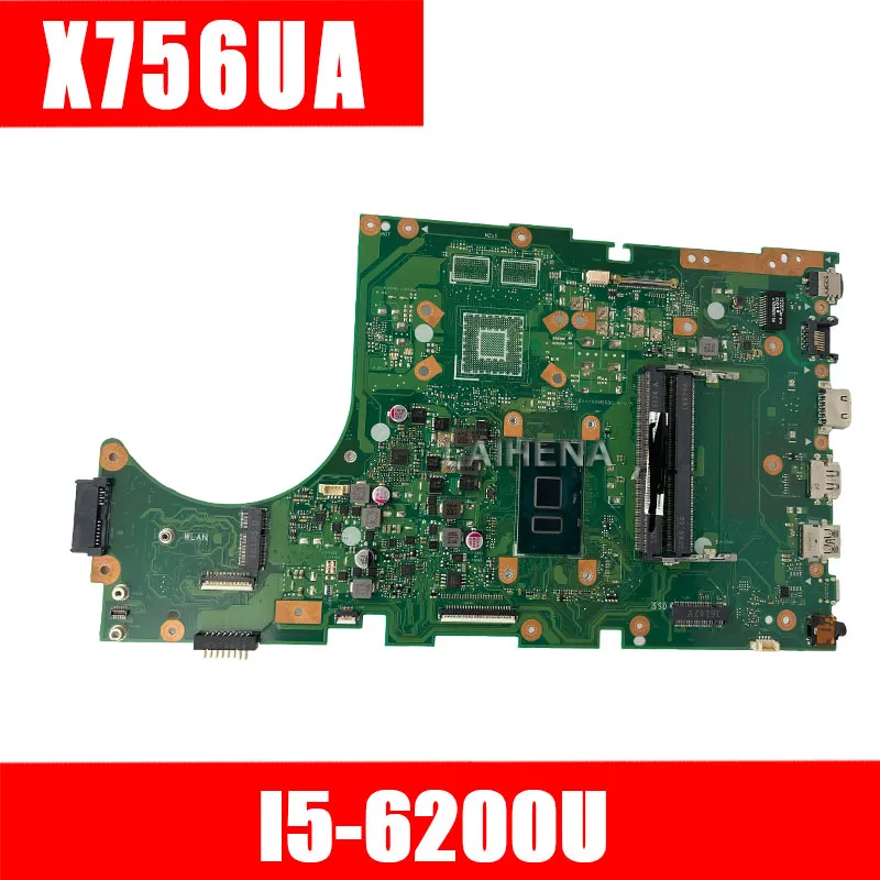 X756UA Laptop motherboard I5-6200U for ASUS X756UB X756UJ X756U X756UAM Test mainboard motherboard test 100% ok DDR3 RAM 
X756UA Laptop motherboard I5-6200U for ASUS X756UB X756UJ X756U X756UAM Test mainboard motherboard test 100% ok DDR3 RAM