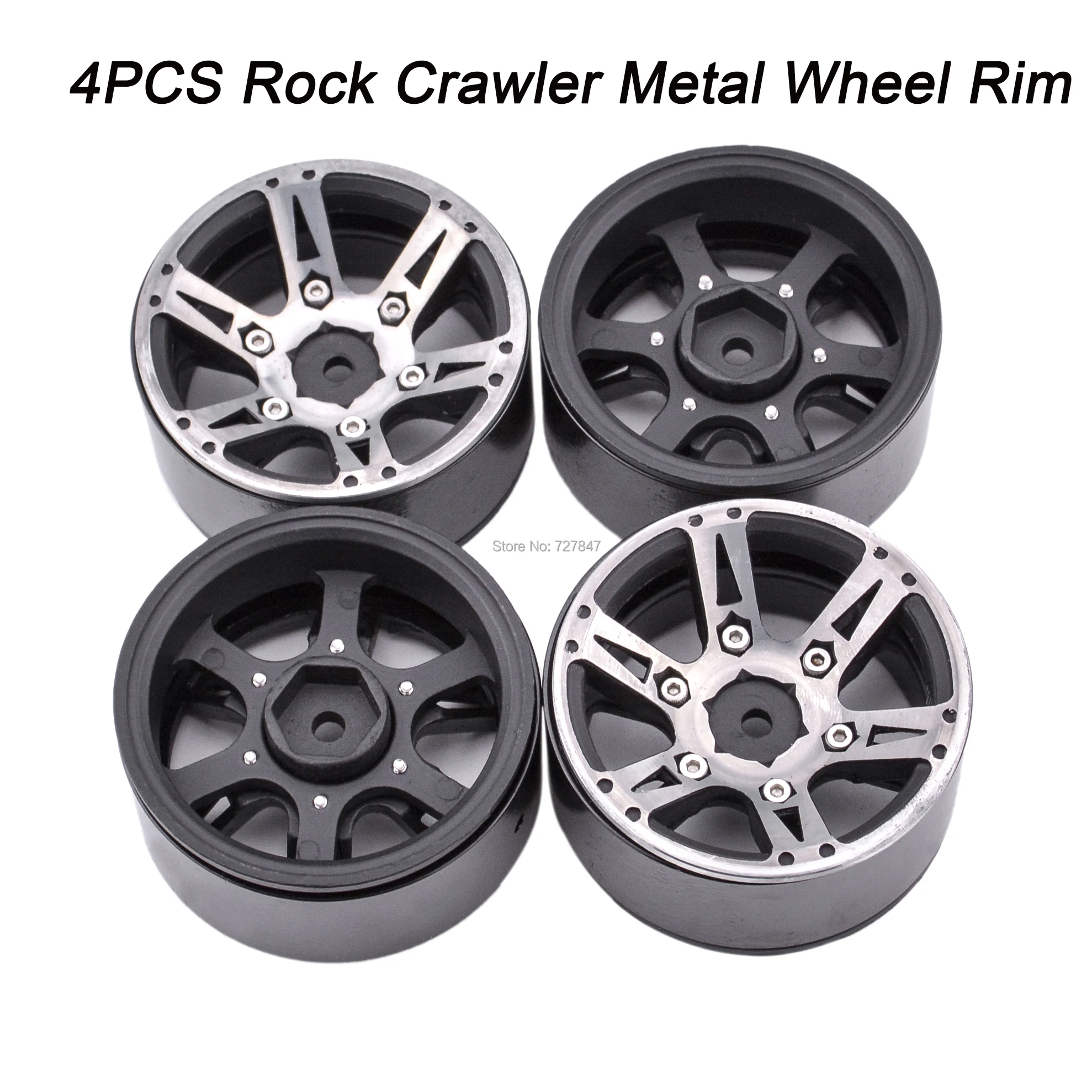 NEW RC Rock Crawler Metal Wheel Rim 1.9 Inch BEADLOCK for 1/10 Axial SCX10 90046 TAMIYA CC01D90 D110 TF2 Traxxas TRX-4
NEW RC Rock Crawler Metal Wheel Rim 1.9 Inch BEADLOCK for 1/10 Axial SCX10 90046 TAMIYA CC01D90 D110 TF2 Traxxas TRX-4