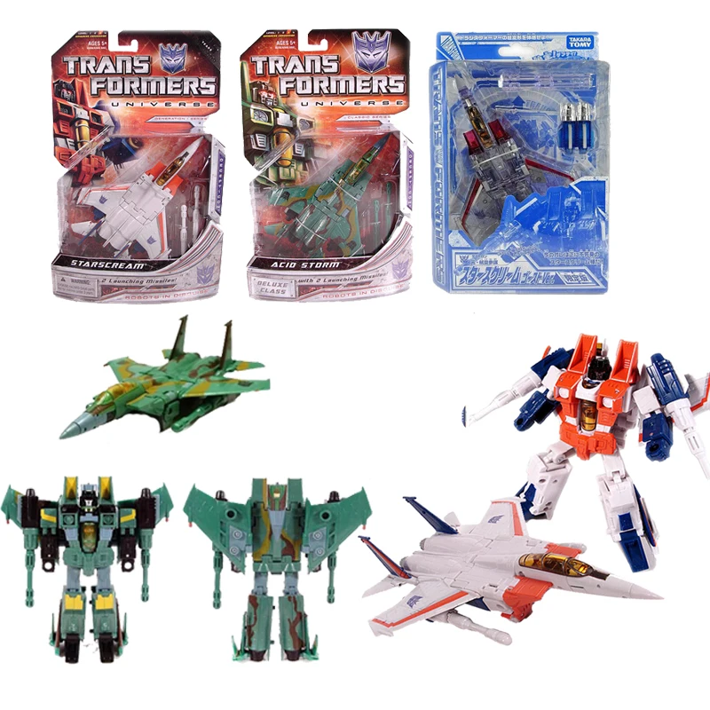 Takara Tomy Transformers Classic 2.0 Enhanced D-Class Starscream Acid Storm Transparent Aircraft Model Boxed Collection Toys
Takara Tomy Transformers Classic 2.0 Enhanced D-Class Starscream Acid Storm Transparent Aircraft Model Boxed Collection Toys