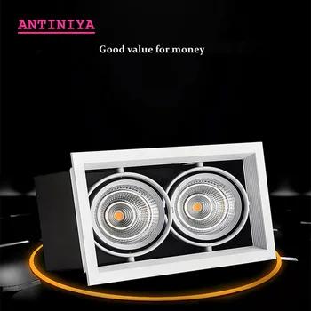 1pcs Super Bright Recessed square LED Dimmable Downlights COB 10w 20W 30w LED Spot light LED decoration Ceiling Lamp AC85-265v 
1pcs Super Bright Recessed square LED Dimmable Downlights COB 10w 20W 30w LED Spot light LED decoration Ceiling Lamp AC85-265v