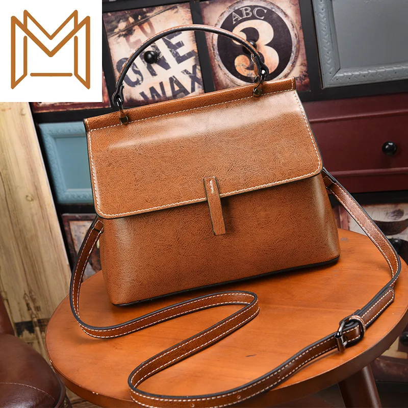 Bag Woman Package 2019 Cowhide Package Diagonal Woman Package Single Shoulder Handbag
Bag Woman Package 2019 Cowhide Package Diagonal Woman Package Single Shoulder Handbag