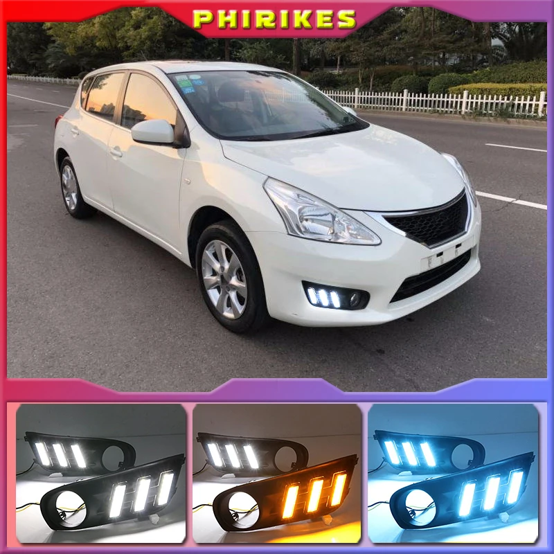 1 Pair of 12V Car Auto LED Daytime Running Light Lamp DRL Fog Lamp Cover Fits for Nissan Tiida 2011 2012 2013 2014 2015
1 Pair of 12V Car Auto LED Daytime Running Light Lamp DRL Fog Lamp Cover Fits for Nissan Tiida 2011 2012 2013 2014 2015