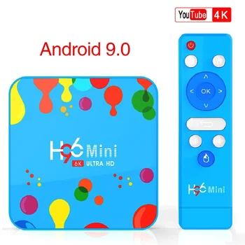 H96 MINI Android 9.0 Allwinner H6 Quad Core TV Box 4G RAM 128G ROM 6K H.265 Wifi HD Google Play Youtube Set top box Media Player
H96 MINI Android 9.0 Allwinner H6 Quad Core TV Box 4G RAM 128G ROM 6K H.265 Wifi HD Google Play Youtube Set top box Media Player