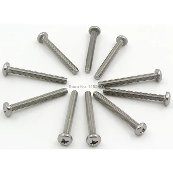 10pcs / lot M4*35 304 stainless steel cross recessed pan head screw M4x35 round head for heat sink and 8025 axial flow fan 
10pcs / lot M4*35 304 stainless steel cross recessed pan head screw M4x35 round head for heat sink and 8025 axial flow fan
