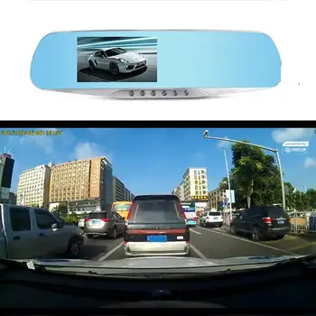 2019 New Full HD 1080P Car DVR Camera 4.3 Inch Dual Lens Mirror Rear View Video Driving Recorder Night Vision Dash Cam 
2019 New Full HD 1080P Car DVR Camera 4.3 Inch Dual Lens Mirror Rear View Video Driving Recorder Night Vision Dash Cam