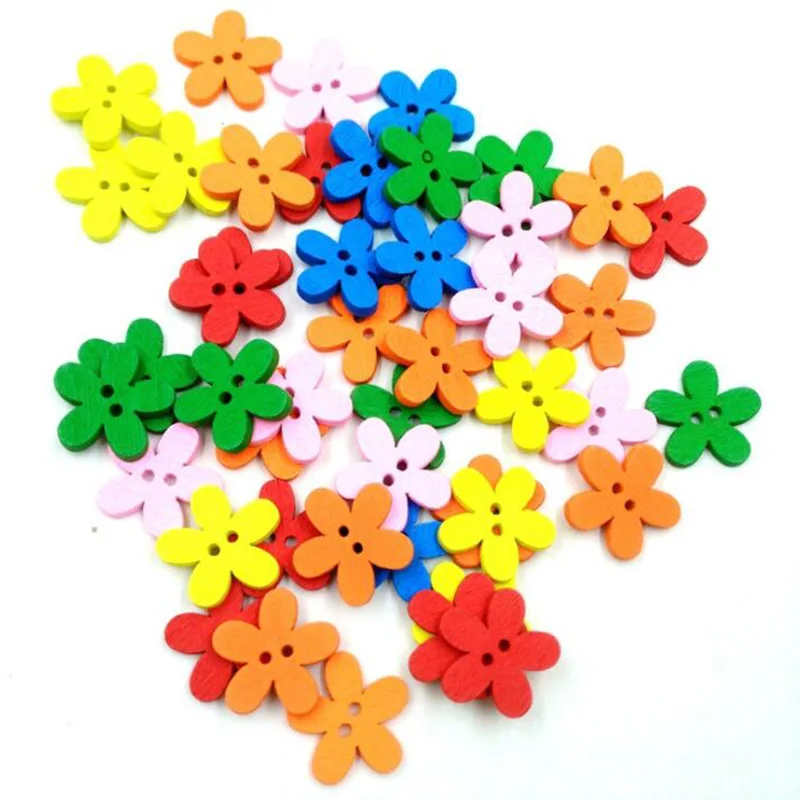 20pcs Wood Sewing Buttons Scrapbooking Craft Garment Clothes DIY Supply Flower 2 Holes Color At Random 14 x 15 mm
20pcs Wood Sewing Buttons Scrapbooking Craft Garment Clothes DIY Supply Flower 2 Holes Color At Random 14 x 15 mm