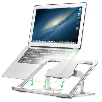 BH-202 6 Heights Adjustable Bracket Aluminum Alloy Triangular Support Non-slip Wear Protection Folding Macbook Cooling Rack
BH-202 6 Heights Adjustable Bracket Aluminum Alloy Triangular Support Non-slip Wear Protection Folding Macbook Cooling Rack