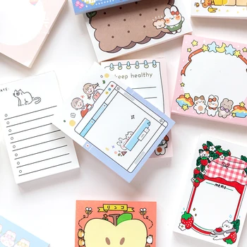 1 Set Memo Pads Sticky Notes Kawaii Cartoon tearable message note Notepad Daliy Scrapbooking Stickers Office School stationery
1 Set Memo Pads Sticky Notes Kawaii Cartoon tearable message note Notepad Daliy Scrapbooking Stickers Office School stationery