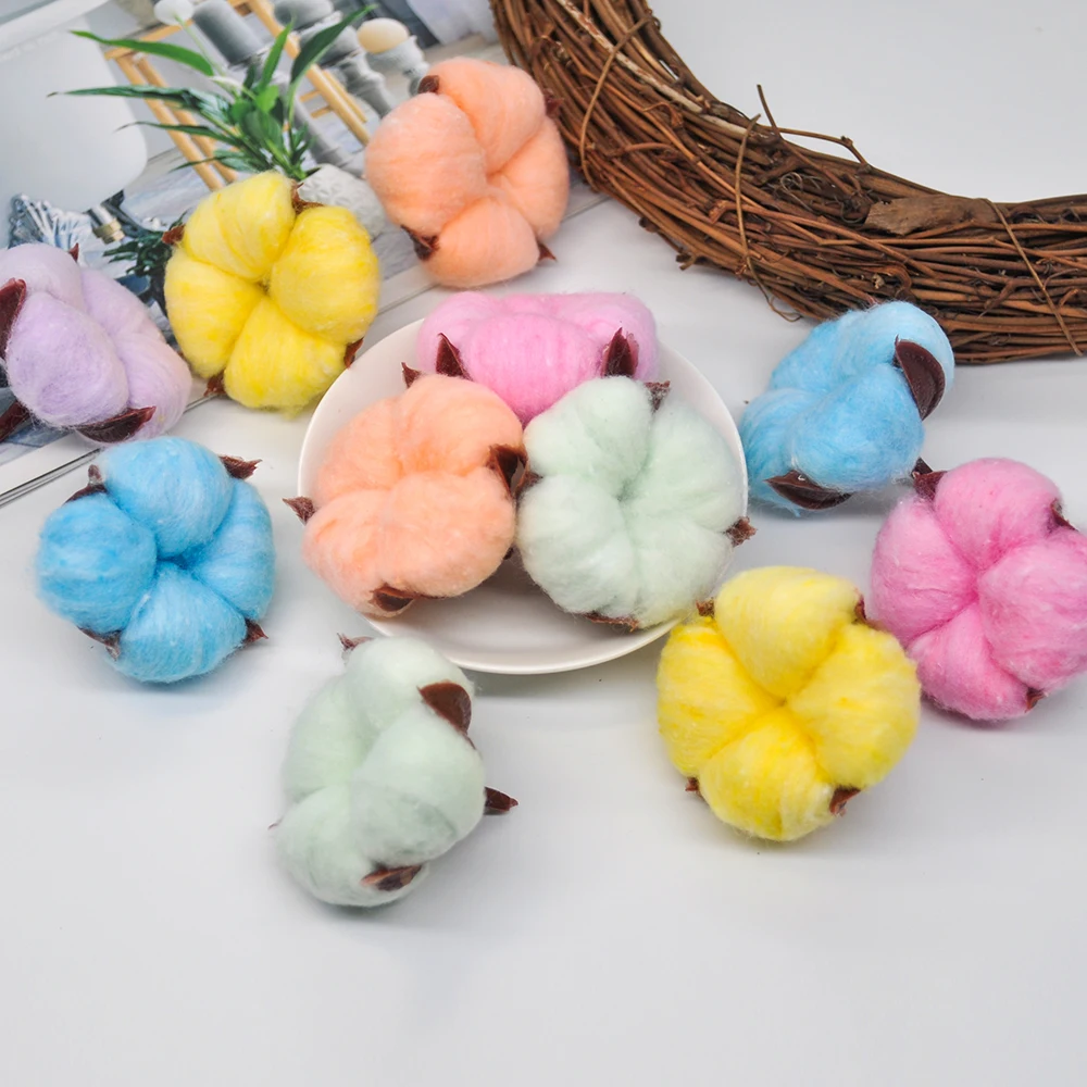 6pcs artificial kapok head colored dried flower cotton swabs wedding room Easter decoration supplies DIY wreath bouquet gift box 
6pcs artificial kapok head colored dried flower cotton swabs wedding room Easter decoration supplies DIY wreath bouquet gift box
