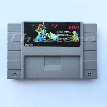 The Legend of 8 in 1 for 16 bit NTSC Console Game Cartridge A Link to the Past DX Quest Parallel Worlds Remod
The Legend of 8 in 1 for 16 bit NTSC Console Game Cartridge A Link to the Past DX Quest Parallel Worlds Remod