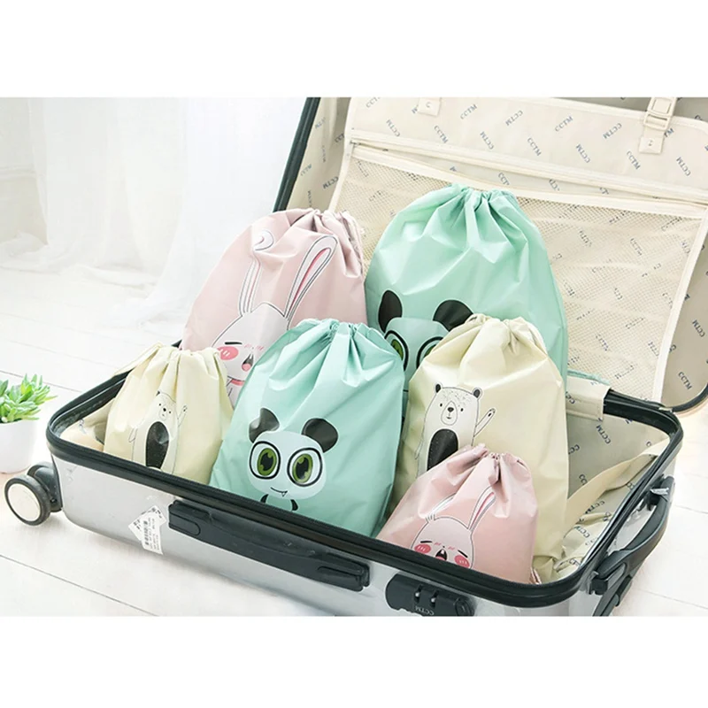 Cartoon Travel Drawstring Clothing Storage Beam Pocket Finishing Bag Travel Clothing Storage Bag 
Cartoon Travel Drawstring Clothing Storage Beam Pocket Finishing Bag Travel Clothing Storage Bag