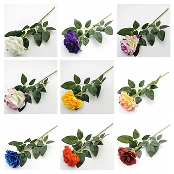 Silk Rose Stem Simulation Artificial Fake Roses for Wedding Home Decorative Photograph Prop Flower Arranging Accessories
Silk Rose Stem Simulation Artificial Fake Roses for Wedding Home Decorative Photograph Prop Flower Arranging Accessories