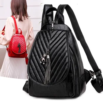 Casual Diamond Pattern Women Backpacks Cute Beer Pendant Female Chest Shoulder Bags Lady Travel bags tassel Packbag Mochila red
Casual Diamond Pattern Women Backpacks Cute Beer Pendant Female Chest Shoulder Bags Lady Travel bags tassel Packbag Mochila red