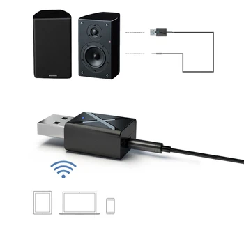 Bluetooth 5.0 Audio Receiver Transmitter Mini Stereo Bluetooth Usb 3.5Mm Jack For Tv Pc Car Kit Wireless Adapter
Bluetooth 5.0 Audio Receiver Transmitter Mini Stereo Bluetooth Usb 3.5Mm Jack For Tv Pc Car Kit Wireless Adapter