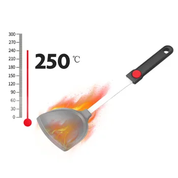 Non Stick Spatula Baking Practical Heat-Resistant Silicone Safe Kitchen Multipurpose Easy Clean Utensils Gadgets With Hole