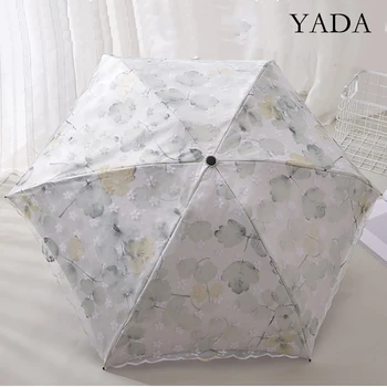 YADA 2020 INS Lace Leaves Pattern Mini Pocket Umbrellas Parasol 5-Folding Umbrellas Rain For Women UV plant Umbrella YS200202
YADA 2020 INS Lace Leaves Pattern Mini Pocket Umbrellas Parasol 5-Folding Umbrellas Rain For Women UV plant Umbrella YS200202
