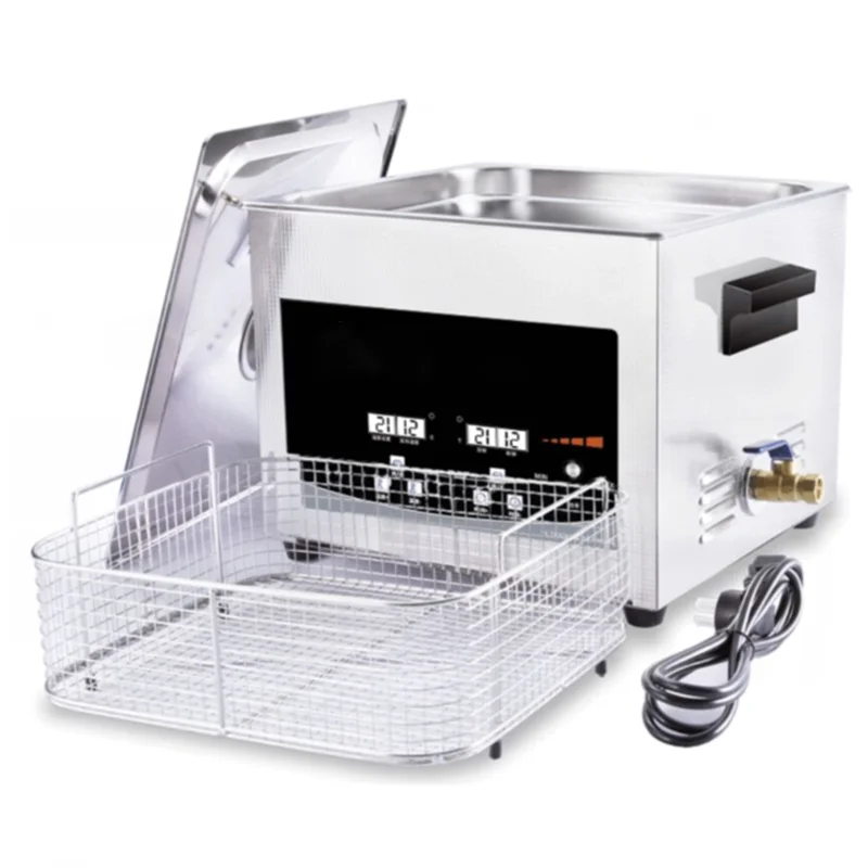 Ultrasonic cleaning machine Industrial 10L/15L Hardware motherboard Auto parts Laboratory Cleaner with adjustable power
Ultrasonic cleaning machine Industrial 10L/15L Hardware motherboard Auto parts Laboratory Cleaner with adjustable power