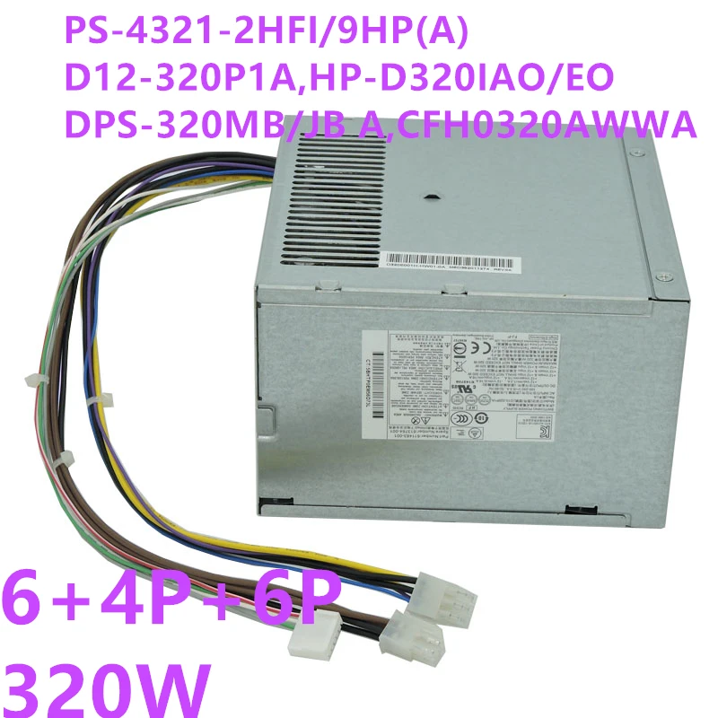 

New Original PSU For HP Z200 210 320W Power Supply PS-4321-2HFI pc8026 D12-320P1A HP-D320IAO HP-D320IEO DPS-320RB B CFH0320AWWA