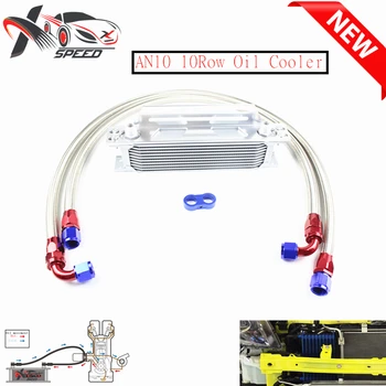 Universal 10 row oil cooler AN10 10 rows engine radiator and oil coller hose XXUOL10-3SL/BK
Universal 10 row oil cooler AN10 10 rows engine radiator and oil coller hose XXUOL10-3SL/BK