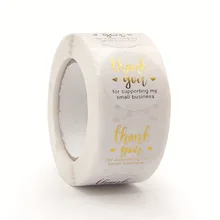 500Pcs 1Inch/ 2.5CM Golden Thank You Labels Stickers for Gift Card Box Package Party Wrapping Baking Food Small Business
500Pcs 1Inch/ 2.5CM Golden Thank You Labels Stickers for Gift Card Box Package Party Wrapping Baking Food Small Business