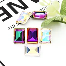 6x8mm Colorful Step Cut K9 Glass Loose Rhinestones Heliotrope Pointback Crystal Strass for Garment Crafts Jewelry Accessories
6x8mm Colorful Step Cut K9 Glass Loose Rhinestones Heliotrope Pointback Crystal Strass for Garment Crafts Jewelry Accessories