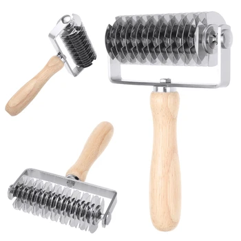 1pc Biscuit Pizza Exclusive Roller Pastry Lattice Wheel Roller Cutter Stainless Net Roller Embossed Shape Decorated Dough Tool
1pc Biscuit Pizza Exclusive Roller Pastry Lattice Wheel Roller Cutter Stainless Net Roller Embossed Shape Decorated Dough Tool