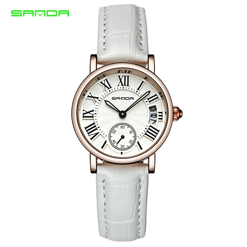 SANDA Brand Foreign Trade Hot Sales New Style Watch Band Calendar Small Dial Decoration Quartz Watch Waterproof Leather Strap Wa
SANDA Brand Foreign Trade Hot Sales New Style Watch Band Calendar Small Dial Decoration Quartz Watch Waterproof Leather Strap Wa
