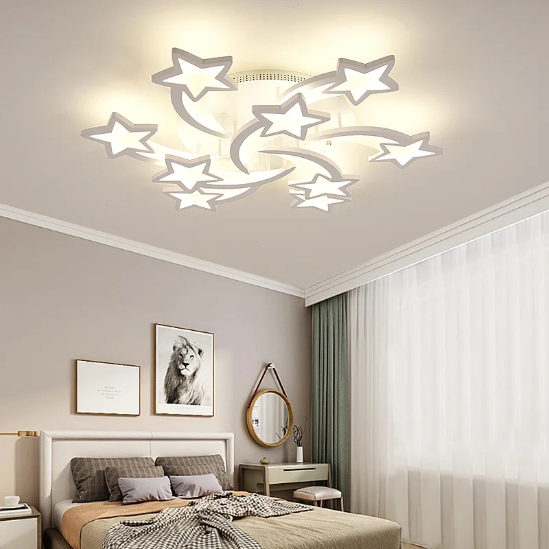 IRALAN современная светодиодная люстра в стиле АР деко комнатная лампа с белой