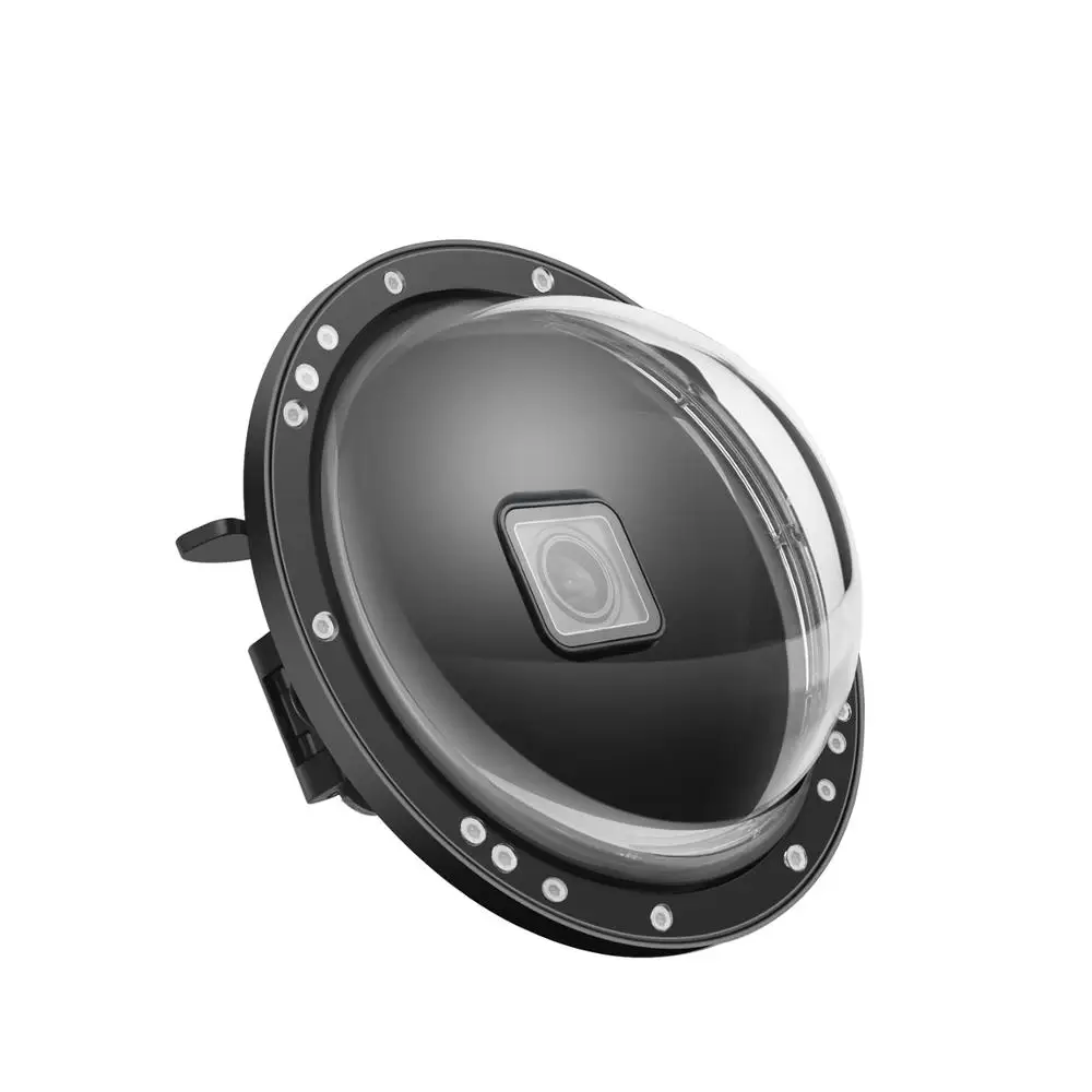 Dome Port Lens for GoPro HERO8 Black Dual Handle Stabilizer Grip Trigger Overall Waterproof Case for Diving UnderWater Shooting
Dome Port Lens for GoPro HERO8 Black Dual Handle Stabilizer Grip Trigger Overall Waterproof Case for Diving UnderWater Shooting