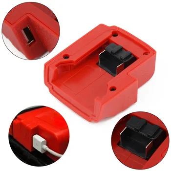 1*USB Charger Adapter For Milwaukee 49-24-2371 M18/M12 Battery Power Source Part
1*USB Charger Adapter For Milwaukee 49-24-2371 M18/M12 Battery Power Source Part