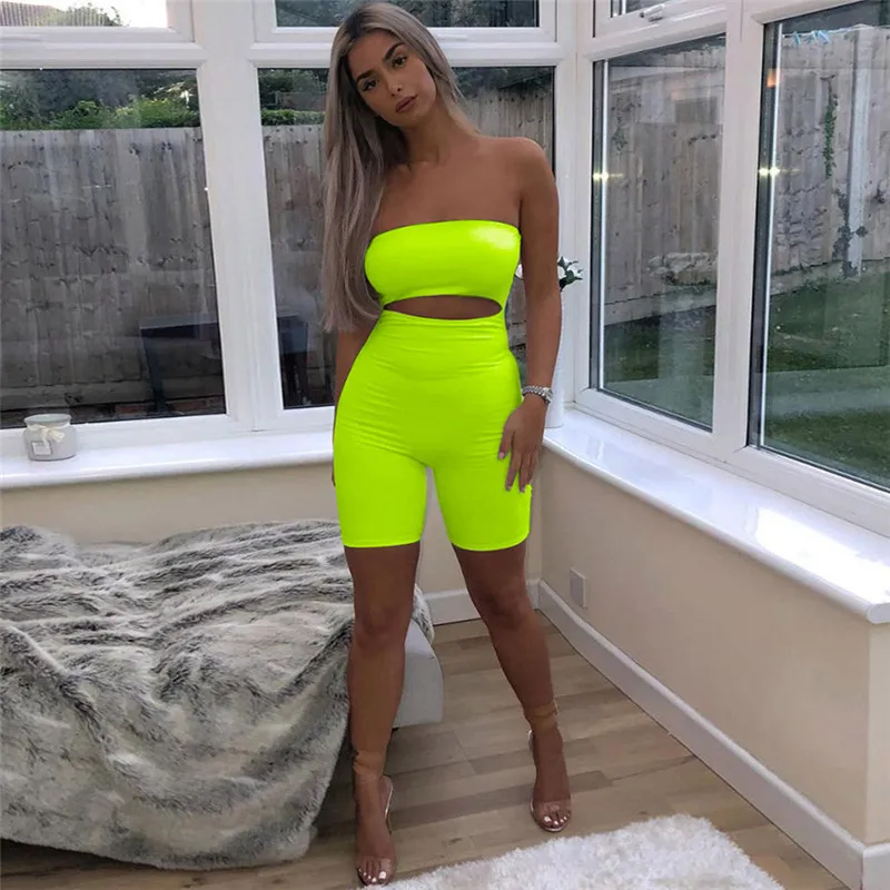 Women Bodysuit Solid Color Sleeveless Bodycon Slim Hollow Out Casual Slash Neck Romper Club Party Playsuitt
Women Bodysuit Solid Color Sleeveless Bodycon Slim Hollow Out Casual Slash Neck Romper Club Party Playsuitt