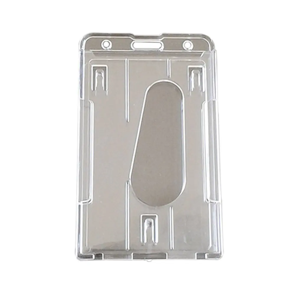 1pc Transparent Plastic Vertical Hard ID Access Card Cover Credit Card Case Badge Holder Double Side Card Holder Case
1pc Transparent Plastic Vertical Hard ID Access Card Cover Credit Card Case Badge Holder Double Side Card Holder Case