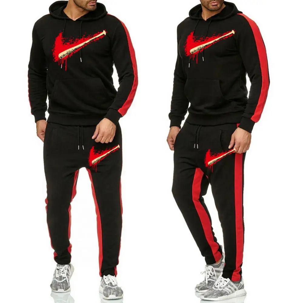 2019 New Fashion Men Hoodies Suits Brand Tracksuit Men Hip Hop Sweatshirts+Sweatpants Autumn Winter Fleece Hooded Pullover
2019 New Fashion Men Hoodies Suits Brand Tracksuit Men Hip Hop Sweatshirts+Sweatpants Autumn Winter Fleece Hooded Pullover
