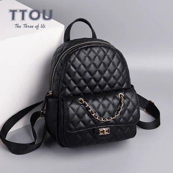 TTOU Fashion Women Diamond Lattice Leather Backpacks Ladies Backpack Classic Backpack Travel Shoulder School Bags 2019 New
TTOU Fashion Women Diamond Lattice Leather Backpacks Ladies Backpack Classic Backpack Travel Shoulder School Bags 2019 New