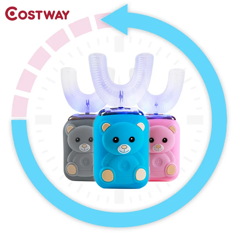 Wireless Charging Toothbrush Fully Automatic U-shaped Children's Special Toothbrush Cute Bear Pattern Soft Waterproof toothbrush
Wireless Charging Toothbrush Fully Automatic U-shaped Children's Special Toothbrush Cute Bear Pattern Soft Waterproof toothbrush