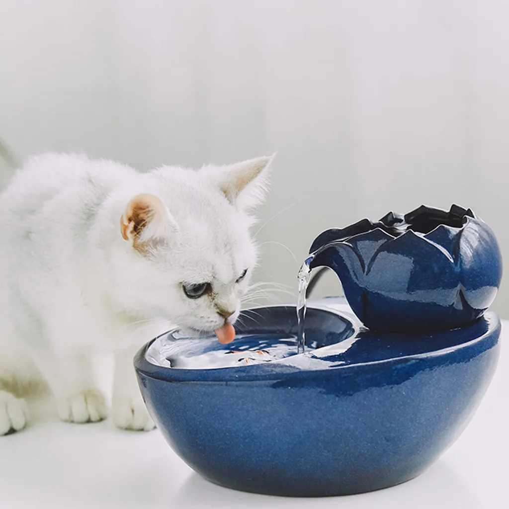 Керамический питьевой фонтан для домашних животных | Дом и сад