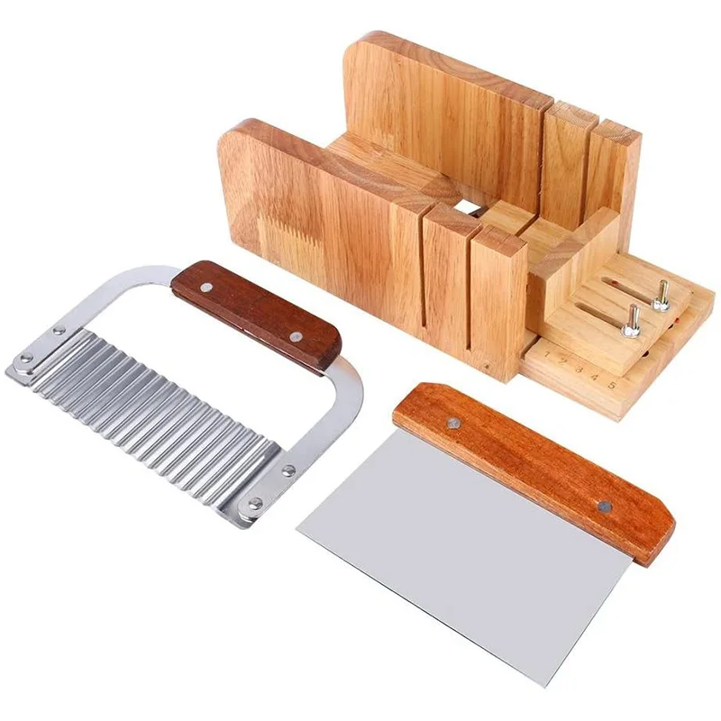 Soap Cutting Tool Set,Adjustable Wooden Soap Mold Handmade Loaf Mold Cutter Soap Making Supplies for Home Kitchen
Soap Cutting Tool Set,Adjustable Wooden Soap Mold Handmade Loaf Mold Cutter Soap Making Supplies for Home Kitchen