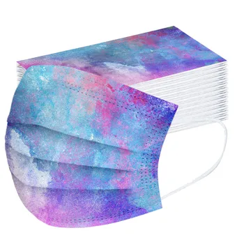 50PC Disposable Tie Dye Face Masks Adult 3ply Non-woven Earloops Face Mask Breathable Windproof Face Masks Mascarilla Mascarilla
50PC Disposable Tie Dye Face Masks Adult 3ply Non-woven Earloops Face Mask Breathable Windproof Face Masks Mascarilla Mascarilla